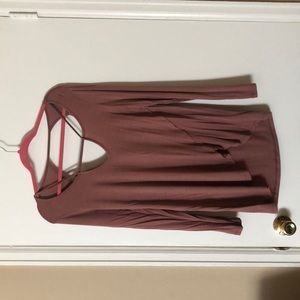 Dusty Rose Long Sleeve Too